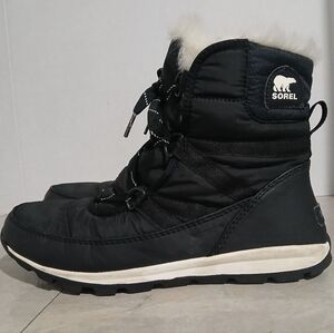 SOREL - Women's Whitney Short Lace-up Waterproof Winter Boots Size: 9.5